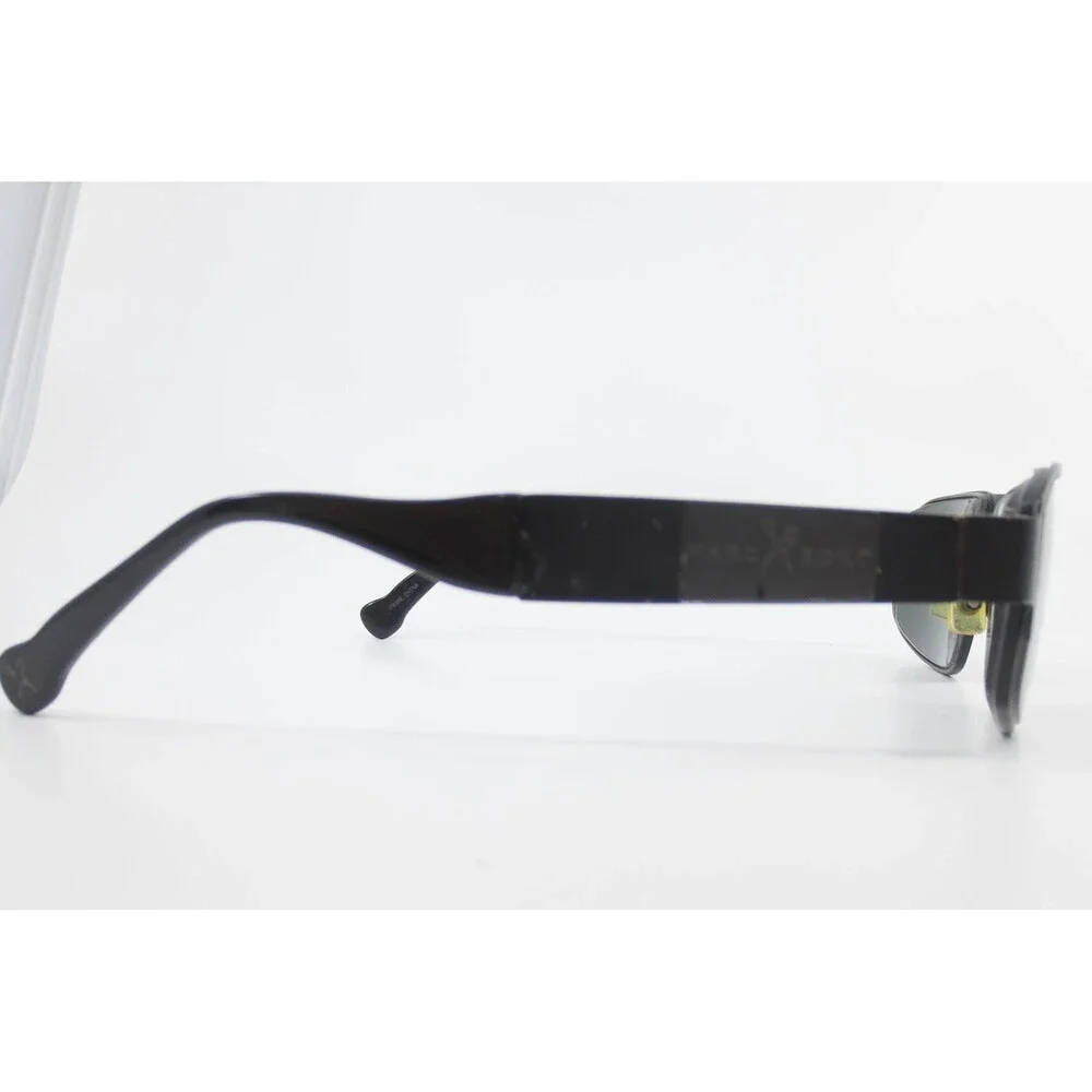 Marc Ecko Underdog Black Rectangular Metal Sunglasses 57-17-140 Mens Eyewear